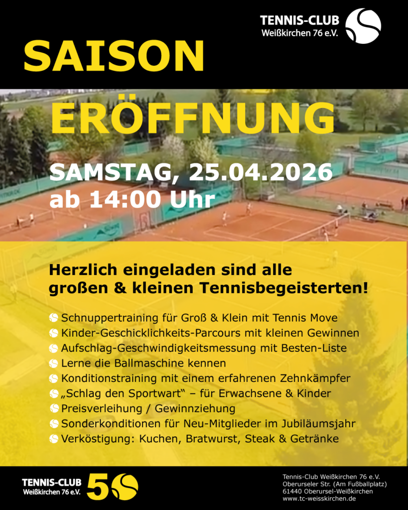 Saisoneröffnung 2026