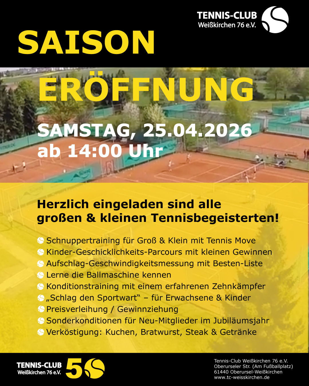 Saisoneröffnung 2026